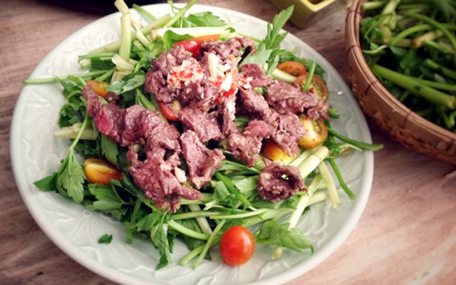 Gỏi Rau Cần Thịt Bò