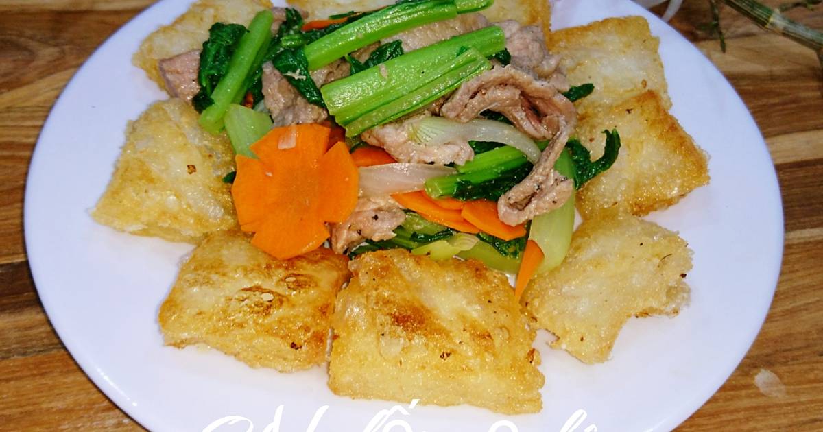 Bánh phở chiên phồng
