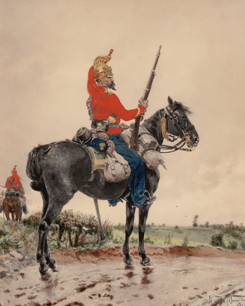 Mounted Soldier on Guard 1877