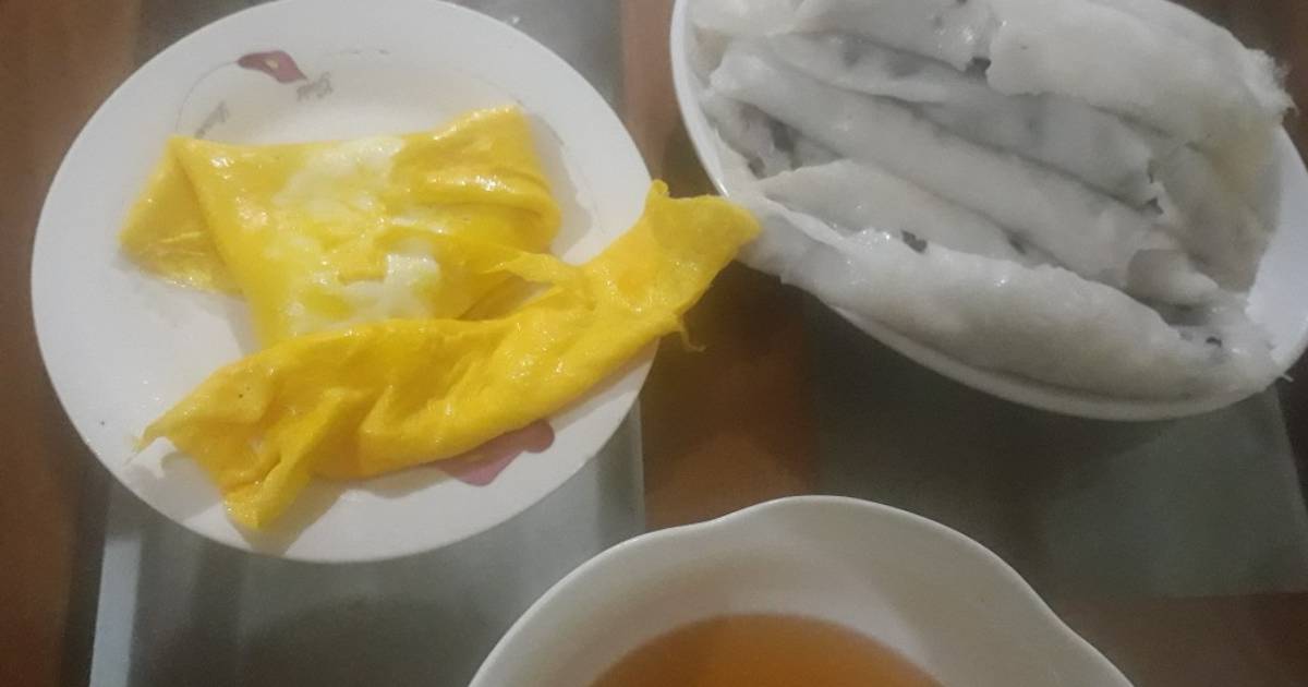 Bánh cuốn tại nhà rất ngon