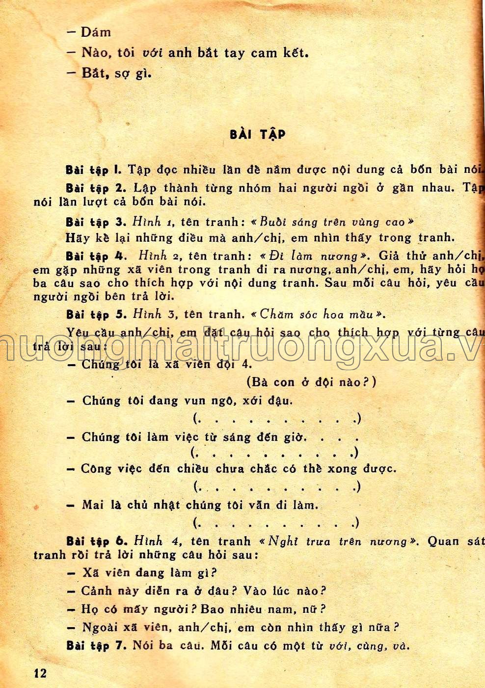Sách học tiếng Việt ( tập 3 - 1978) - Trang 164