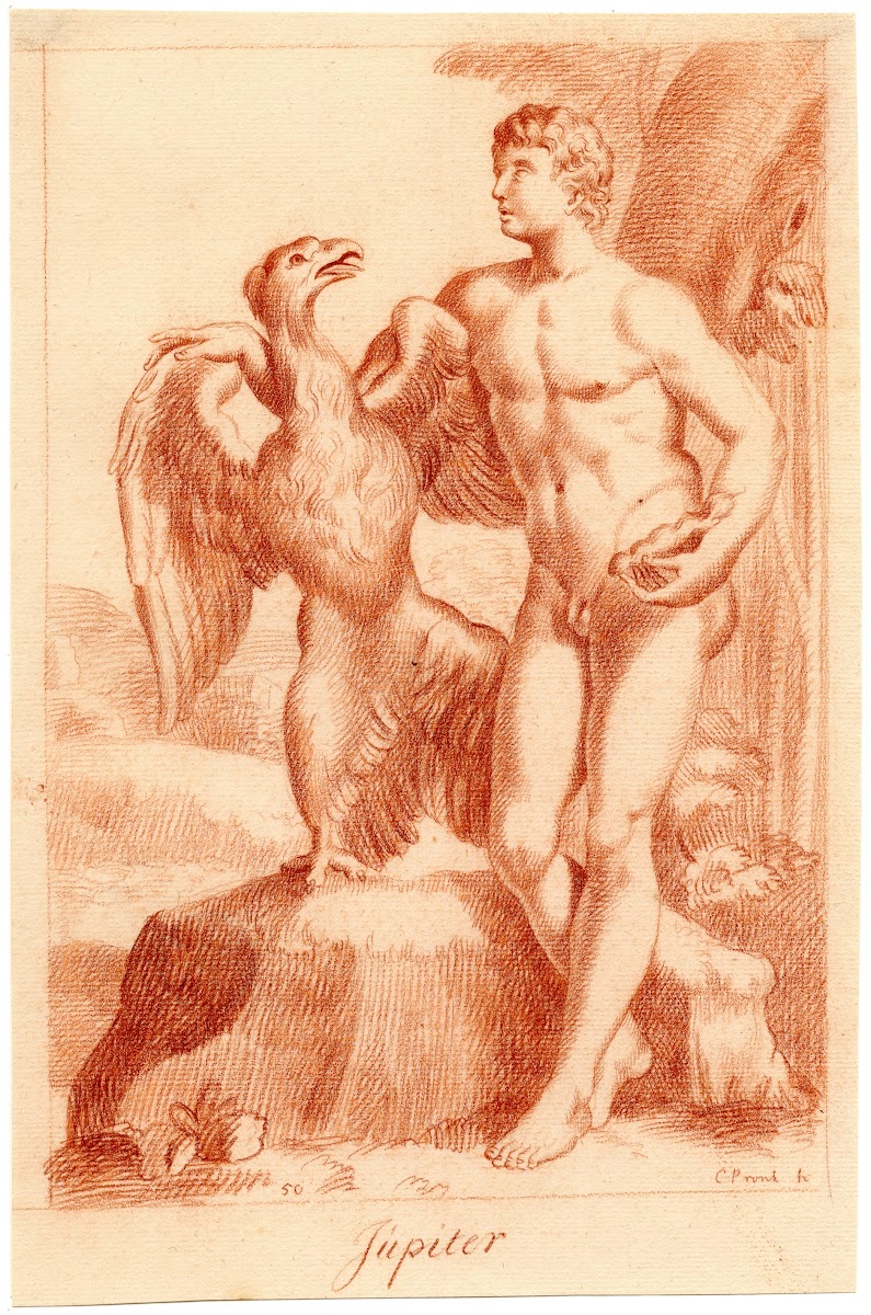 Beeld van Ganymedes en de adelaar