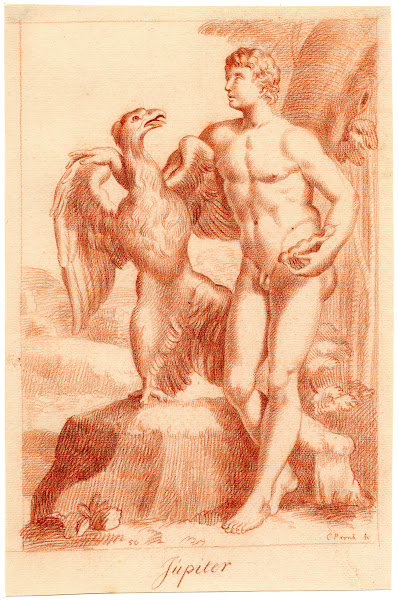 Beeld van Ganymedes en de adelaar