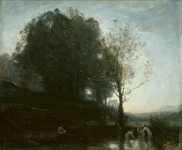 Bathing Nymphs and Child 1855 60
