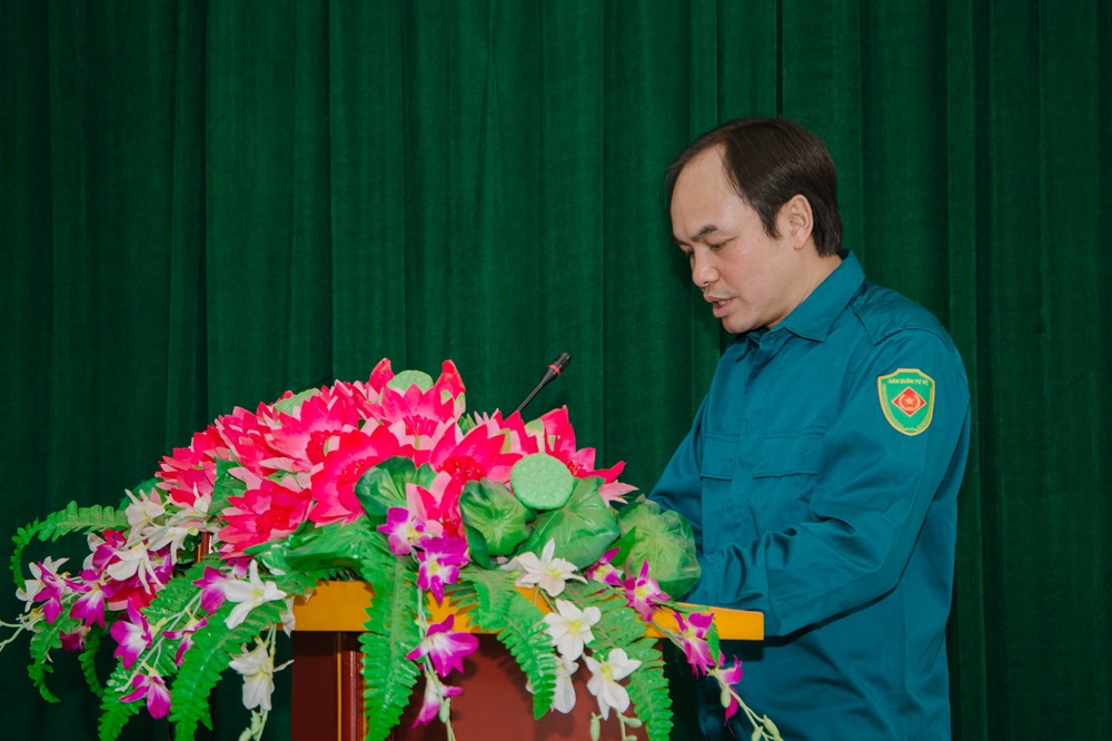 Ban chỉ huy Quân sự Trường Đại học Tây Bắc khai mạc huấn luyện tự vệ năm 2025