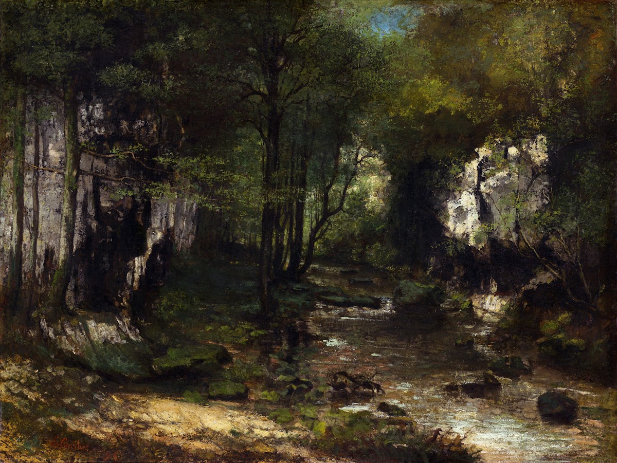 The Stream Le Ruisseau du Puits Noir vallée de la Loue 1855