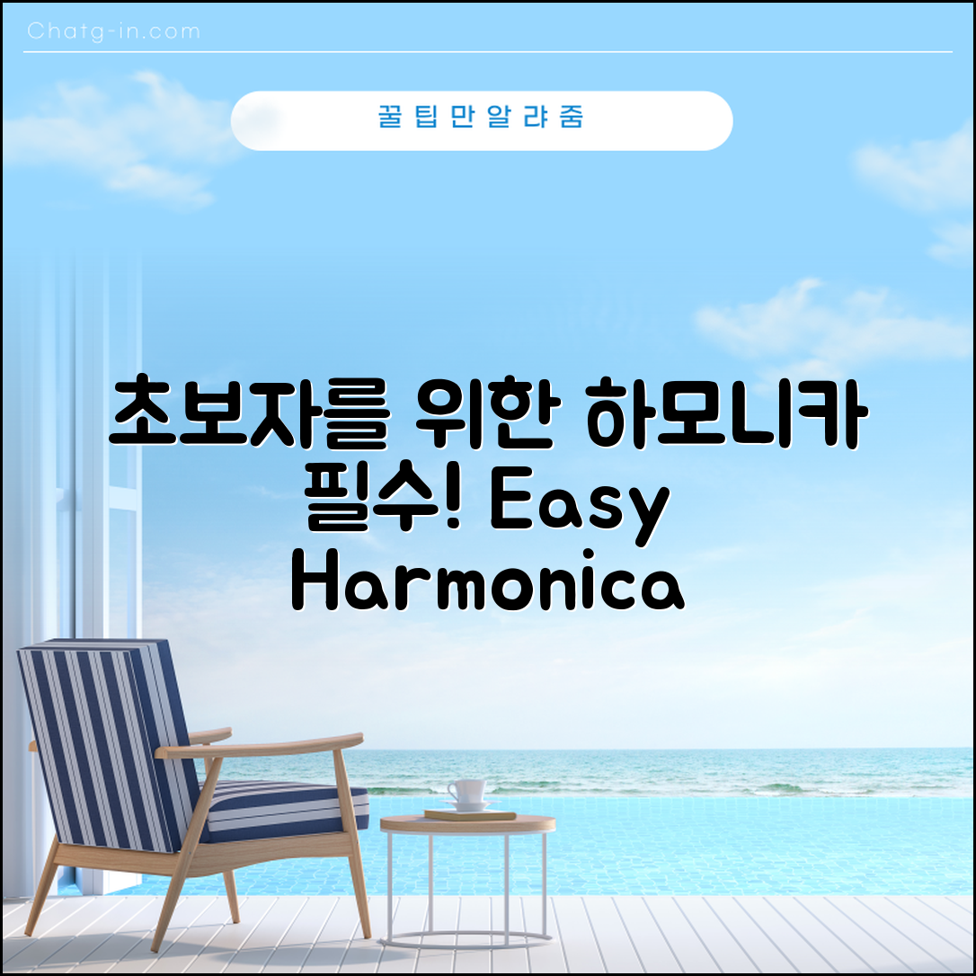 누구나 쉽게 배울 수 있는 하모니카a 입문법