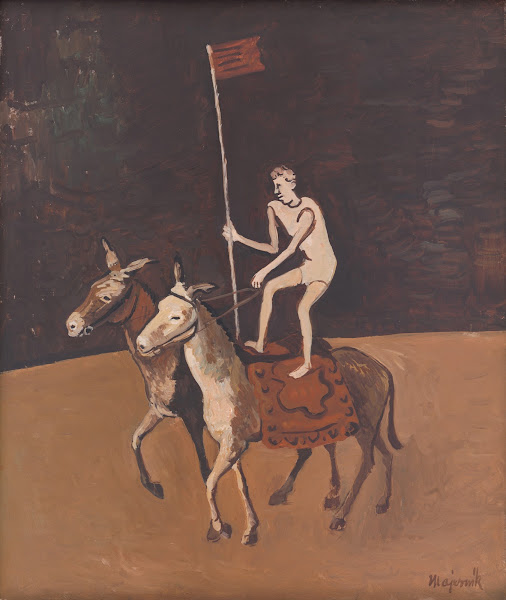 Circus Performer on Horses 1940