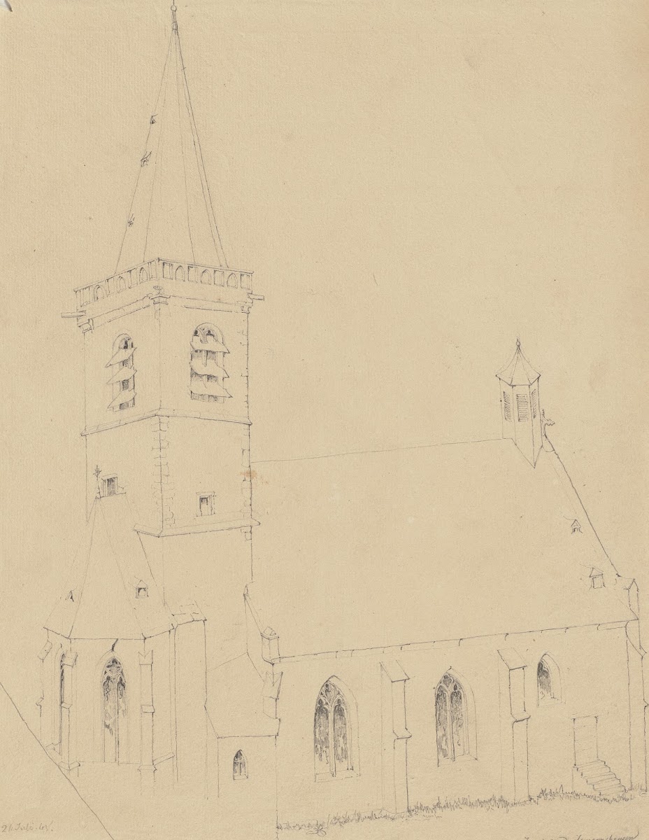 Zum heiligen Kreuz in Assmannshausen 1845