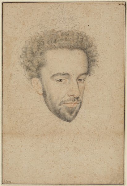 Bildniskopf König Heinrichs III von Frankreich ca 1573 1574