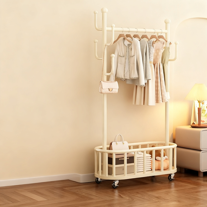 Movable wardrobe made of carbon steel, Nordic