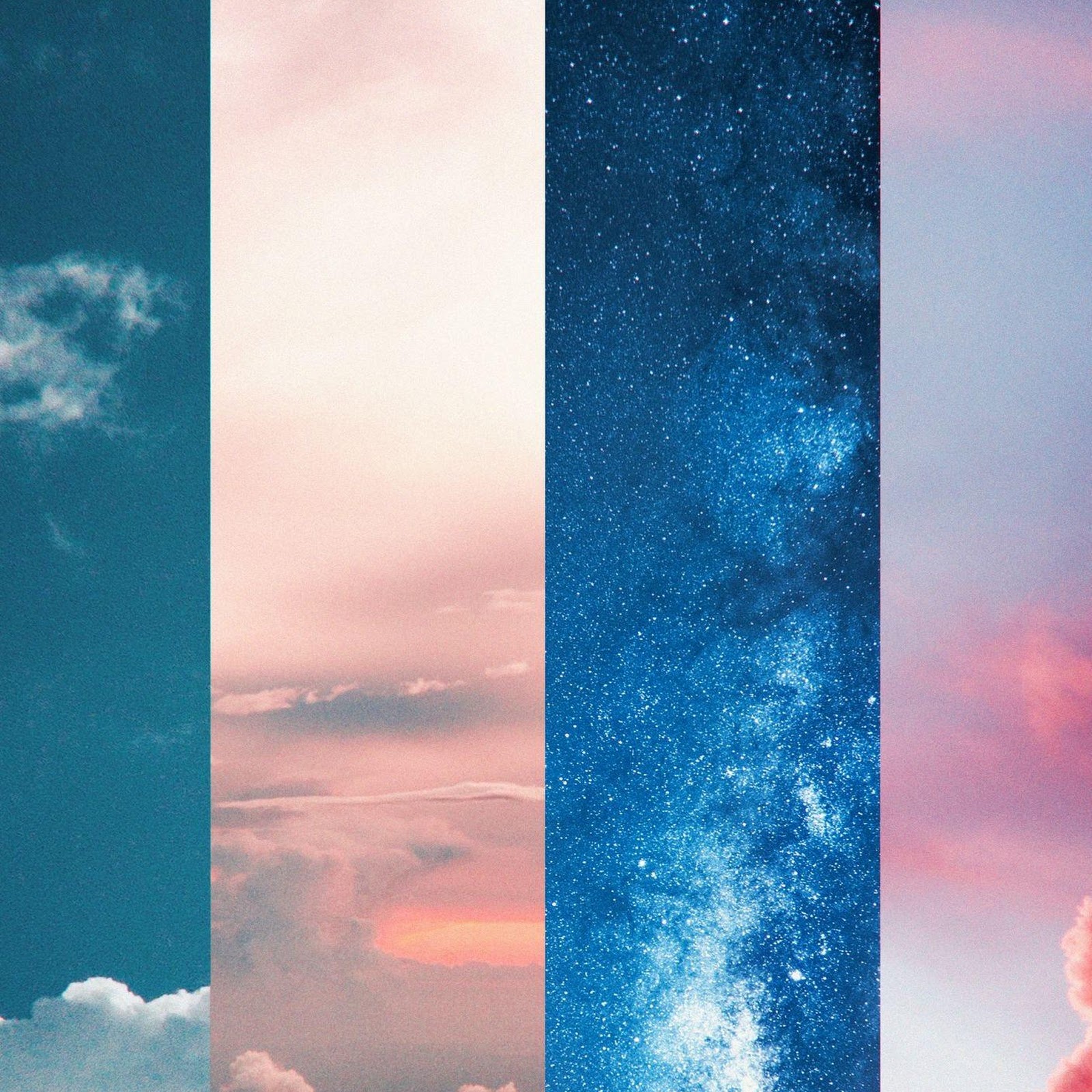 Download Abstract Vertical Sky Panel Collage Full HD iPhone