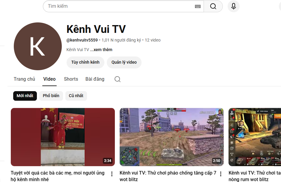 Bán kênh youtube hơn 1k sub kênh sạch, uy tín giá tốt, kênh...