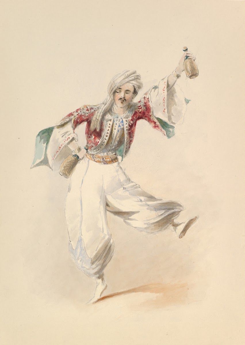 Costume Study For Pedrillo In The Abduction From The Seraglio By WA Mozart Ca 18