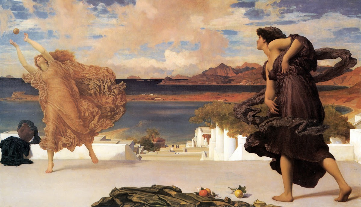 Greek girls playing ball 1871