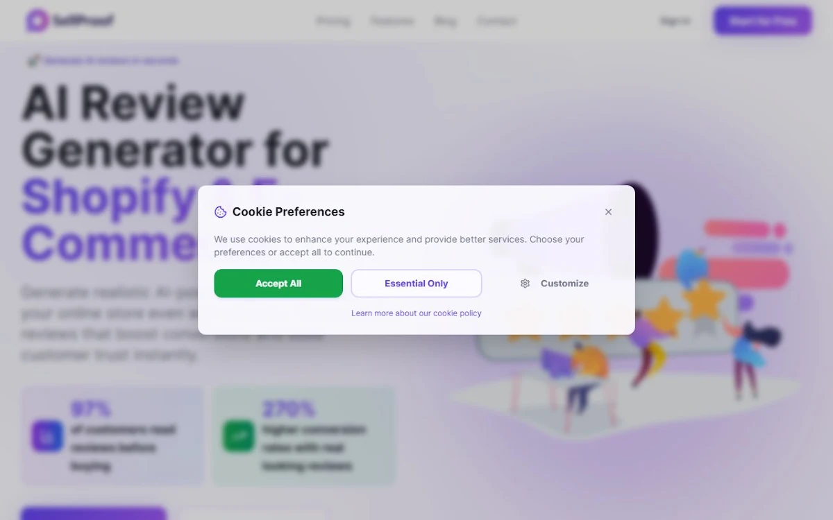 Captura de reviewgenerator.app