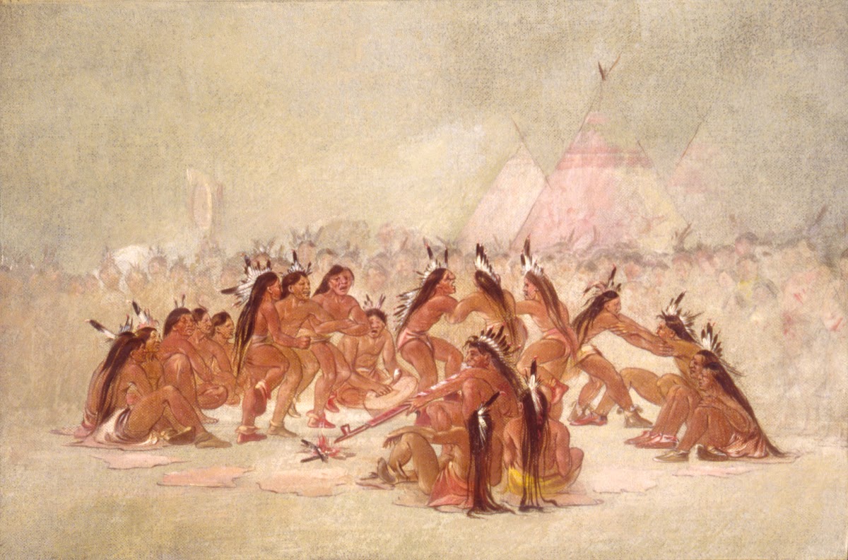 Pipe Dance Assiniboine 1835 1837