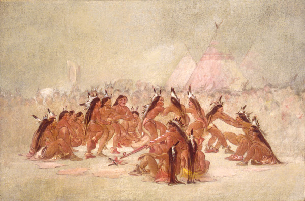 Pipe Dance Assiniboine 1835 1837