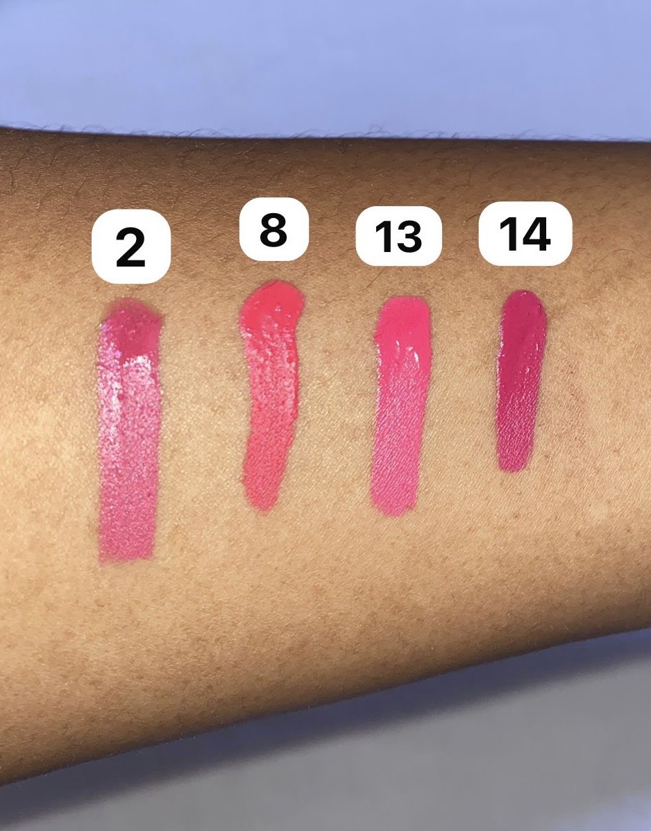 Pink matte lipsticks