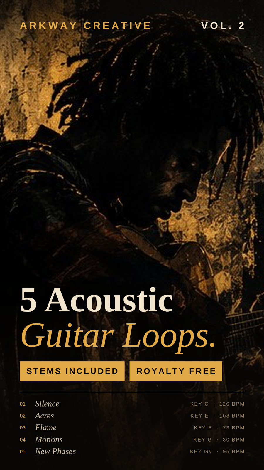ArkWay Acoustic Guitar Loops Vol. 2 Cover Artwork