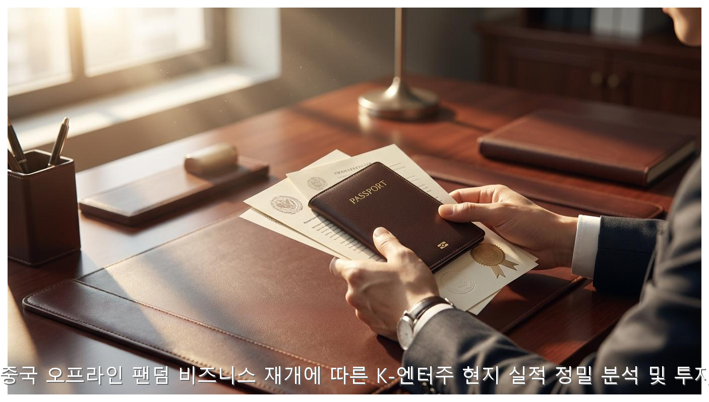 2026년 중국 오프라인 팬덤 비즈니스 재개에 따른 K-엔터주 현지 실적 정밀 분석 및 투자 가이드 핵심 안내 및 분석 인포그래픽 (4)