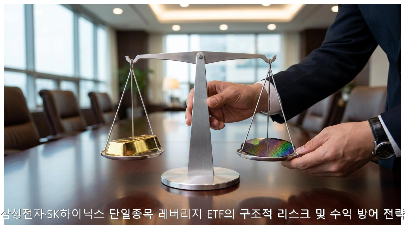 삼성전자·SK하이닉스 단일종목 레버리지 ETF의 구조적 리스크 및 수익 방어 전략 핵심 안내 및 분석 인포그래픽 (3)