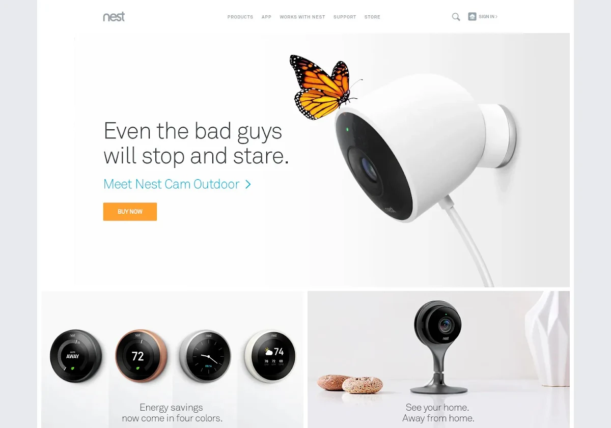Captura de Nest Thermostat