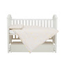 Bedding set for a baby crib 5 el Twins Via (poplin) Bears beige