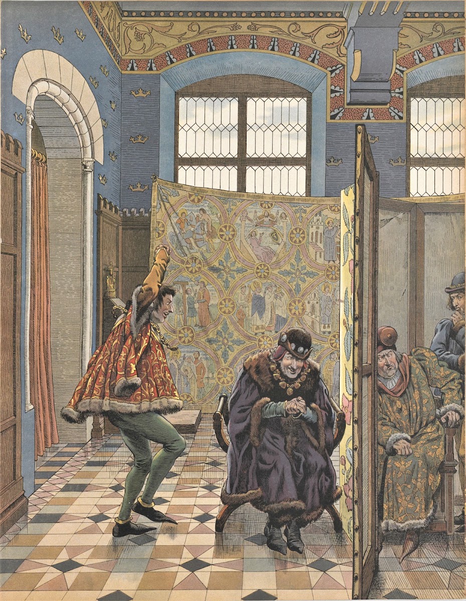 Louis XI Lenvoyé Du ConnéTable De Saint Pol Et Le Diplomate Anglais