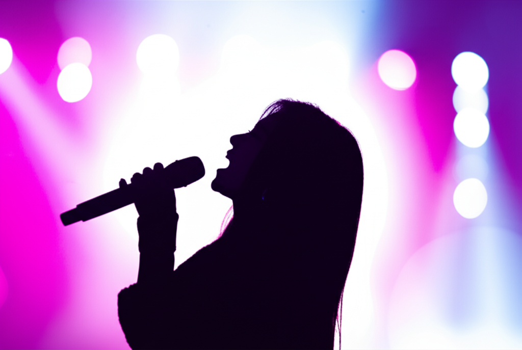 BLACKPINK members performing on stage