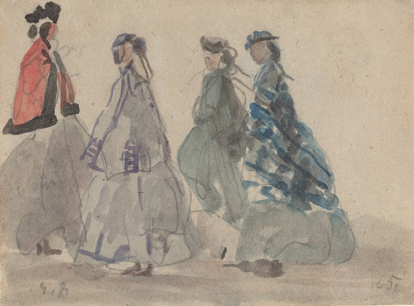 Four Women at Trouville 1865