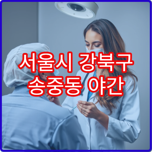 서울시 강북구 송중동 야간 이비인후과 축농증·비염 치료 병원