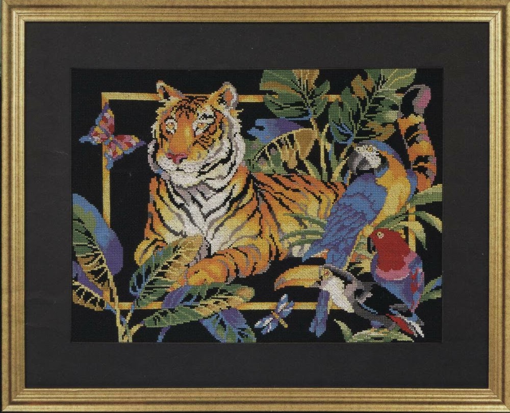CMP DW9440 Tiger And Parrots