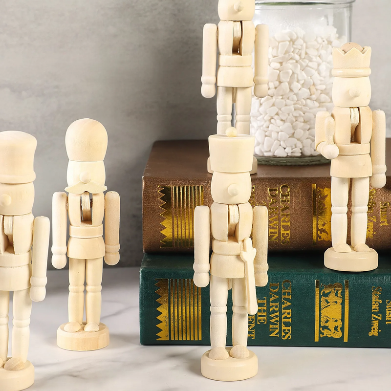 Wooden nutcracker blank for self-design