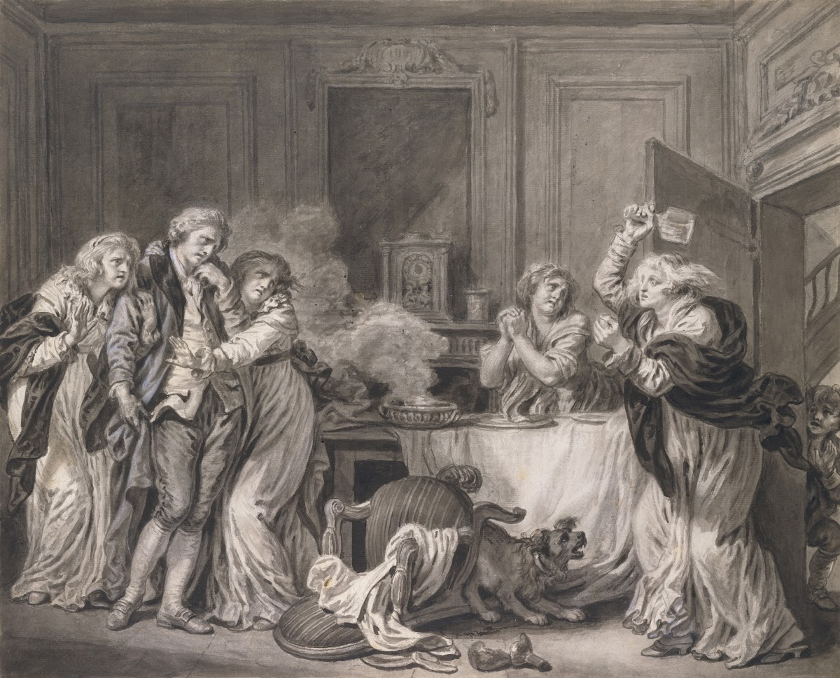 The Angry Wife ca 1785