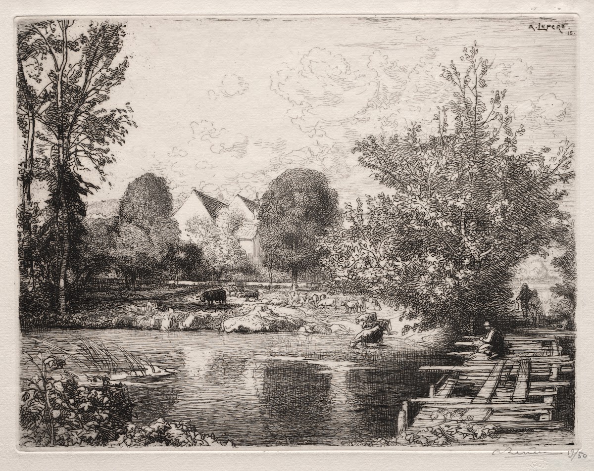 The Old Footbridge 1915