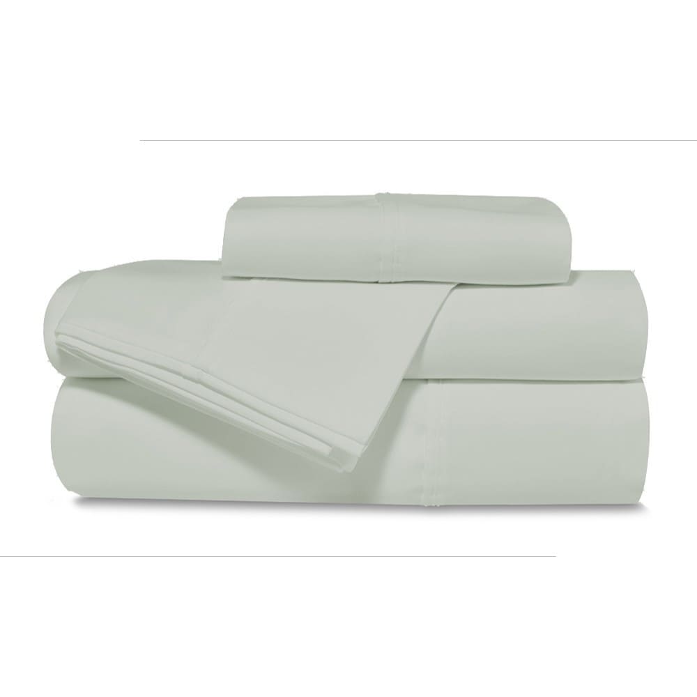 Set de sábanas matrimoniales de tencel satinado Luxor™ de 300 hilos, color gris, 4 piezas