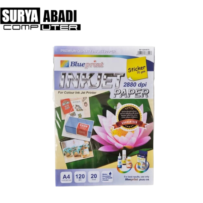 KERTAS BP STIKER INKJET 120 GSM