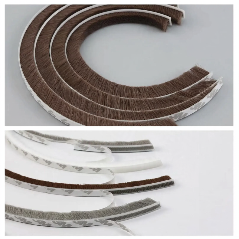 Brush seal for doors, 1 meter