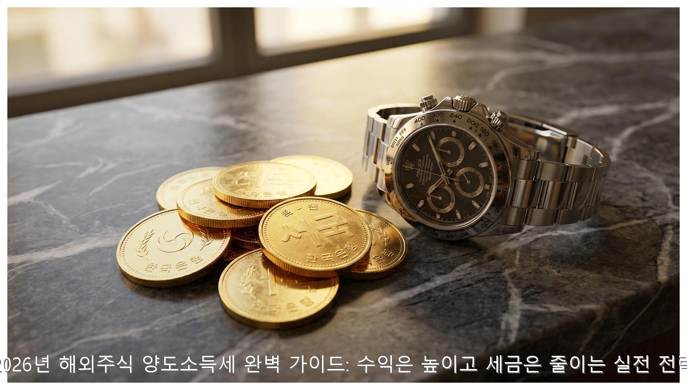 2026 해외주식 세금 0원 만드는 실전 절세법 핵심 안내 및 분석 인포그래픽 (5)