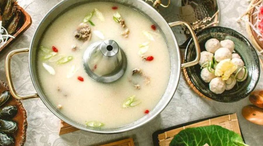 Lẩu sữa thơm ngon tại Đông Hưng