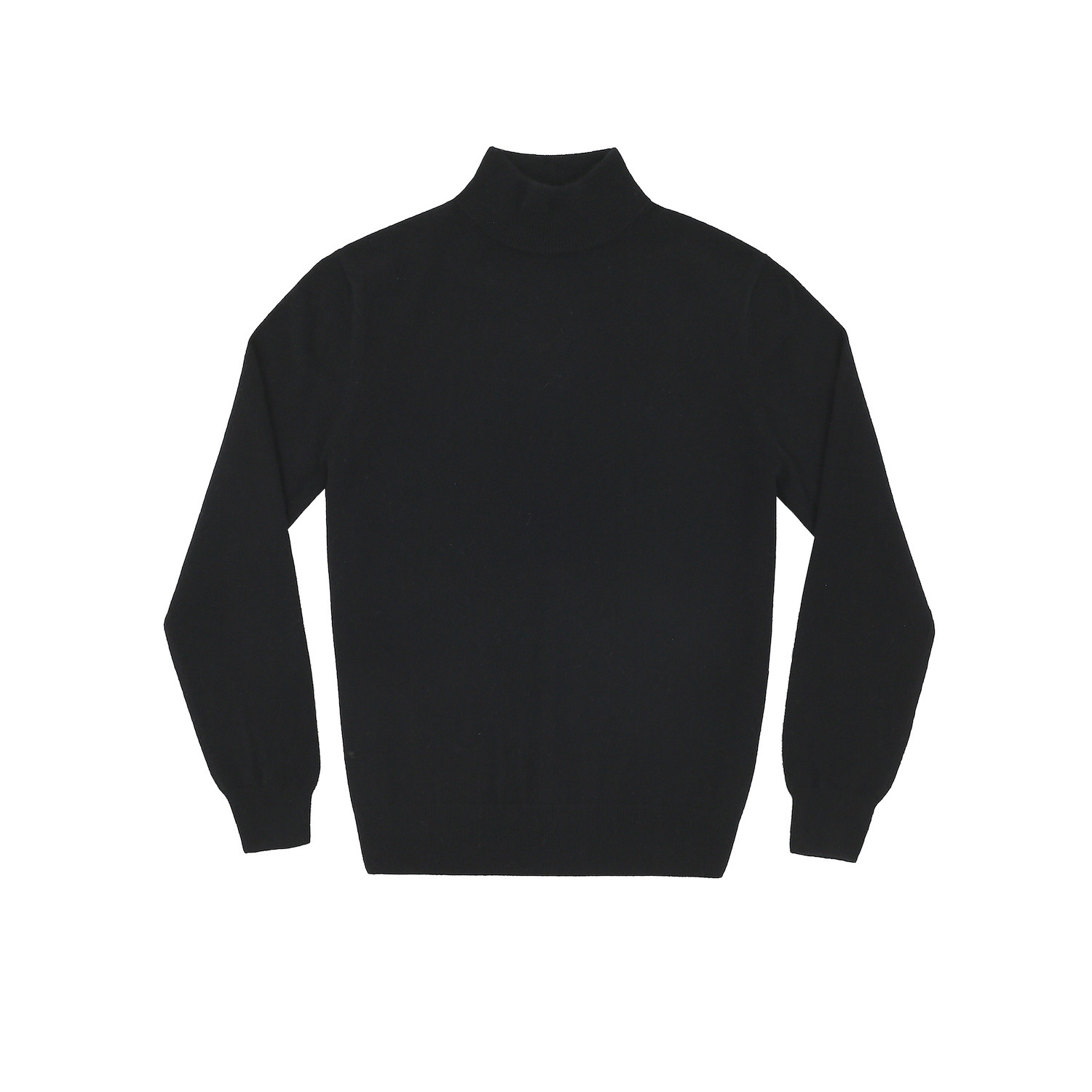 Herren-Strickpullover, Stehkragen, körperbetont
