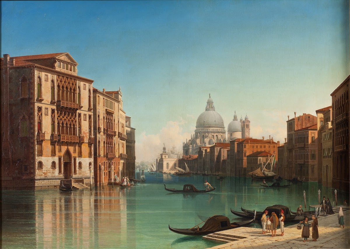 View of Canal Grande in Venice 1860