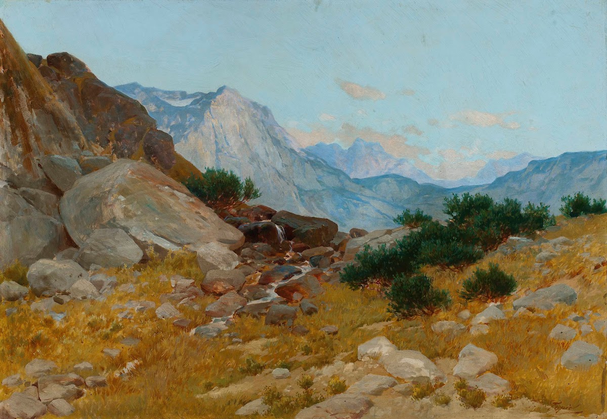 Landscape from the Tatra Mountains 1890s
