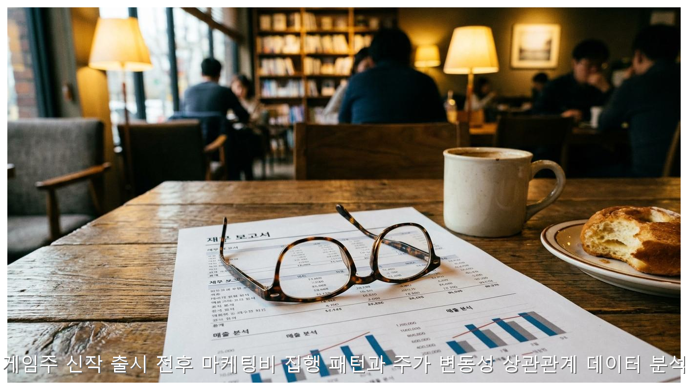 게임주 신작 출시 전후 마케팅비 집행 패턴과 주가 변동성 상관관계 데이터 분석 핵심 안내 및 분석 인포그래픽 (8)