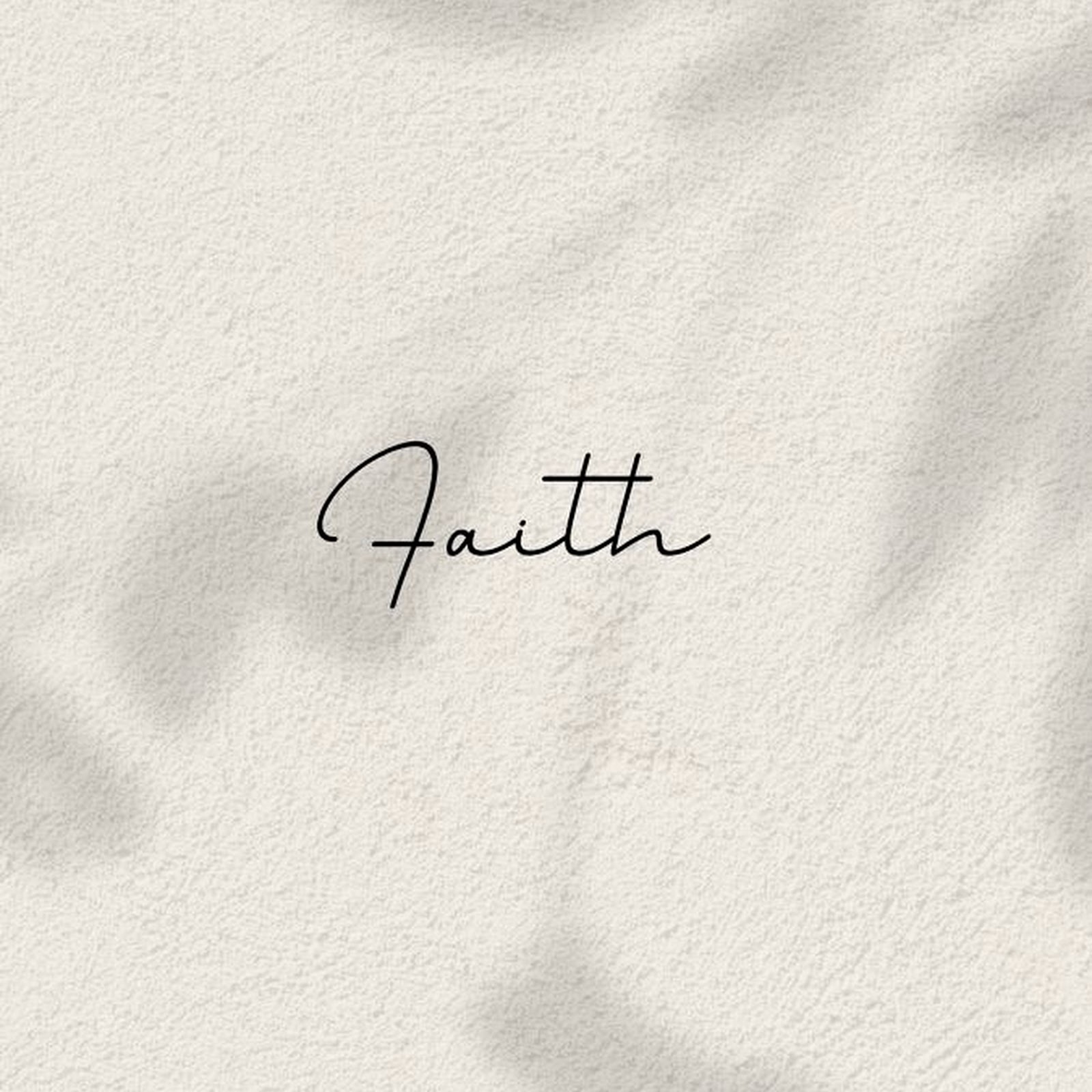 Download Minimalist Faith Text Background iPhone