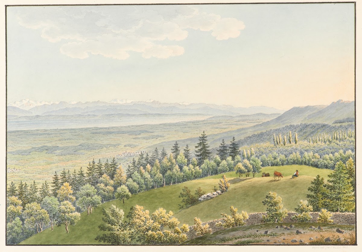 Vue depuis le Pavillon du champ du Mont