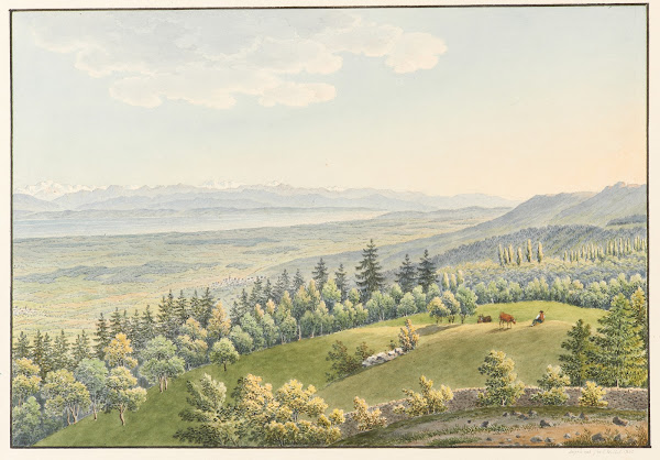 Vue depuis le Pavillon du champ du Mont