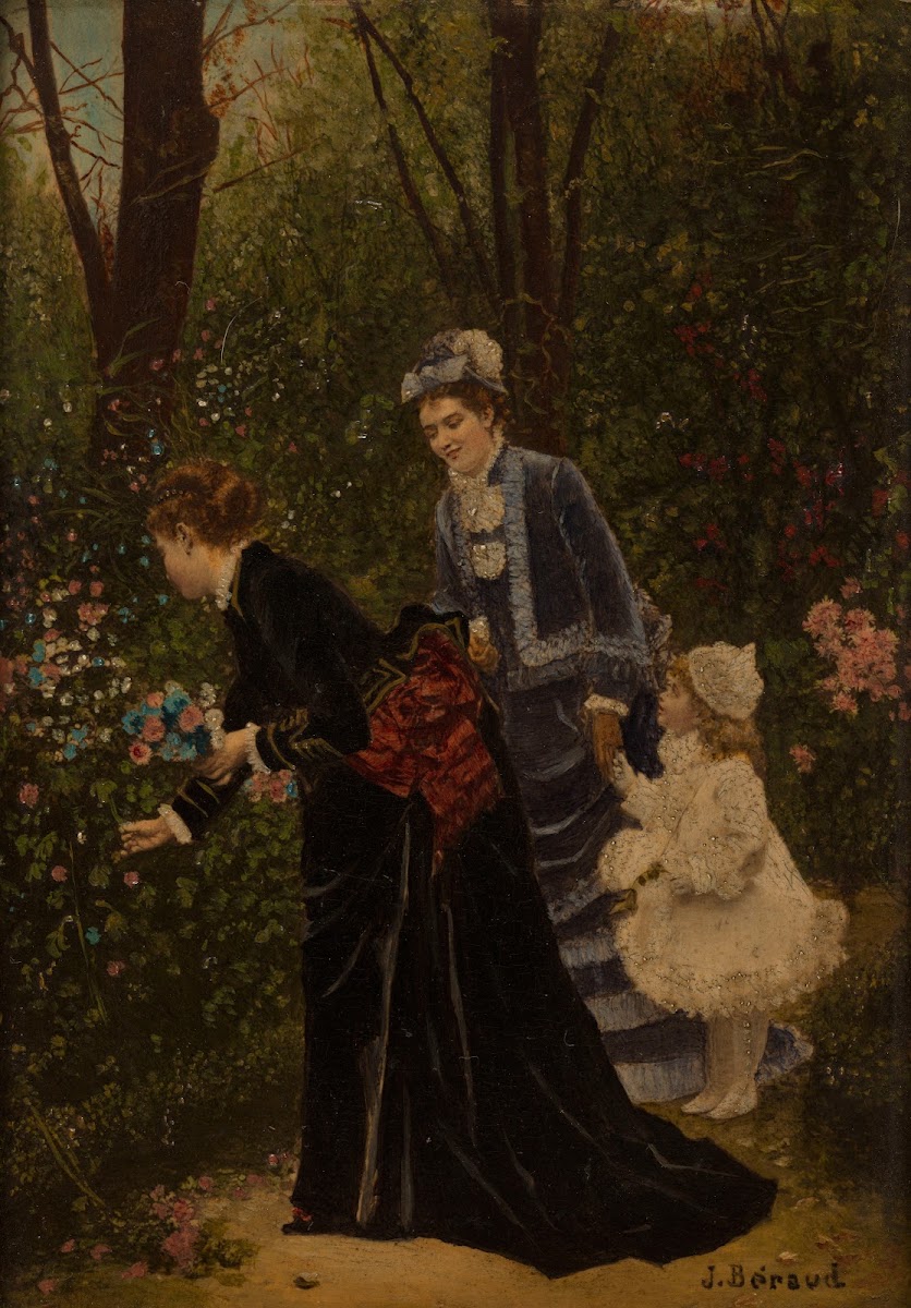Au jardin 1880