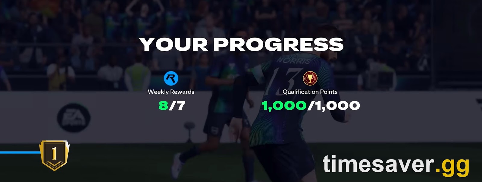 EA FC 26 FUT Champions entry hub showing the rank ladder and qualification points tracker